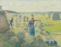 La cosecha de heno en Eragny 1887 Camille Pissarro